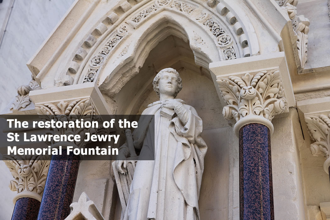 The St Lawrence Jewry Memorial Fountain in the City of London 02