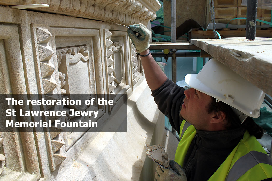 The St Lawrence Jewry Memorial Fountain in the City of London 05